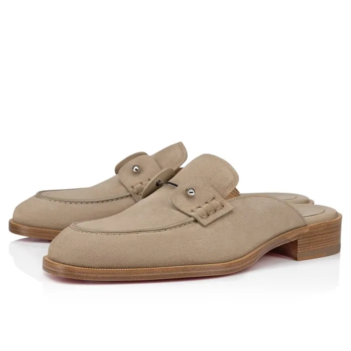 Christian Louboutin Loafers and Moccasins Men Chambeluss Mules 8211 Calf Leather 8211 Saharienne Christian Louboutin Loafers and Moccasins Men Chambeluss Mules 8211 Calf Leather 8211 Saharienne
