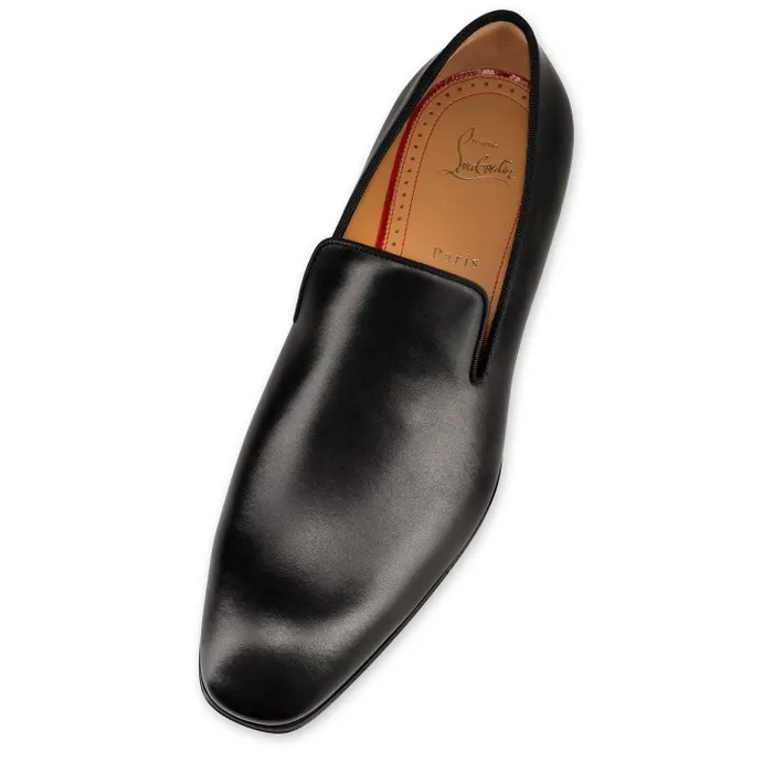 Christian Louboutin Loafers and Moccasins Men Dandelion Loafers 8211 Calf Leather 8211 Black