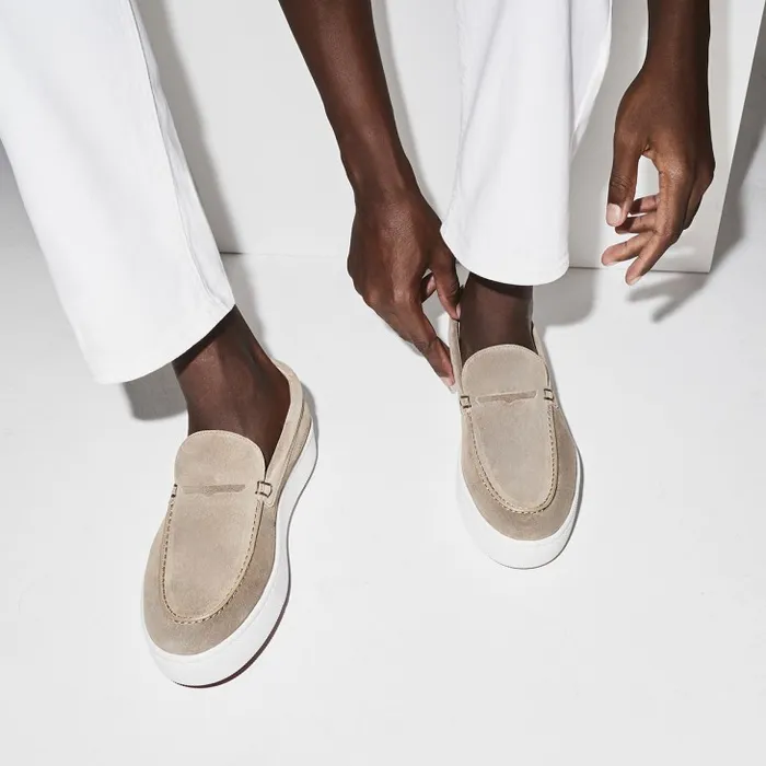 Christian Louboutin Loafers and Moccasins Men Paqueboat Boat Shoes 8211 Calf Leather 8211 Saharienne Christian Louboutin Loafers and Moccasins Men Paqueboat Boat Shoes 8211 Calf Leather 8211 Saharienne