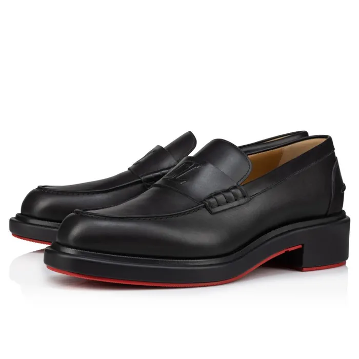 Christian Louboutin Loafers and Moccasins Men Urbino Moc Loafers 8211 Calf Leather 8211 Black Christian Louboutin Loafers and Moccasins Men Urbino Moc Loafers 8211 Calf Leather 8211 Black
