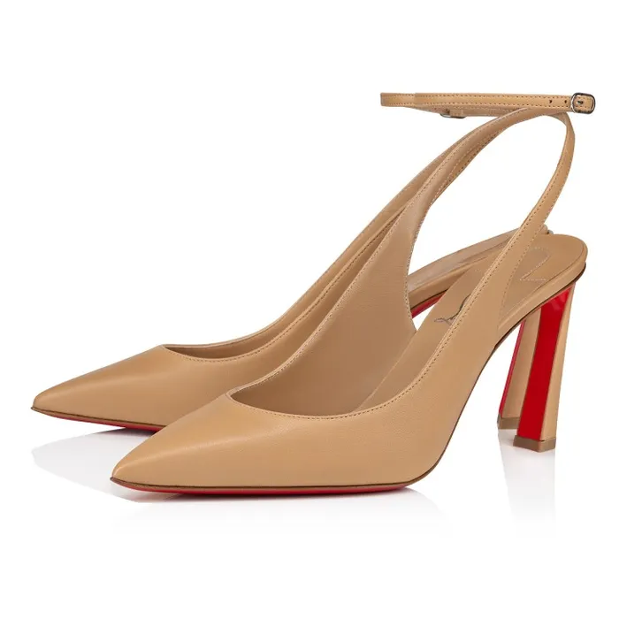 Christian Louboutin Pumps Women Condora Strap 85mm Strappy Pumps 8211 Nappa Leather 8211 Toffee Christian Louboutin Pumps Women Condora Strap 85mm Strappy Pumps 8211 Nappa Leather 8211 Toffee
