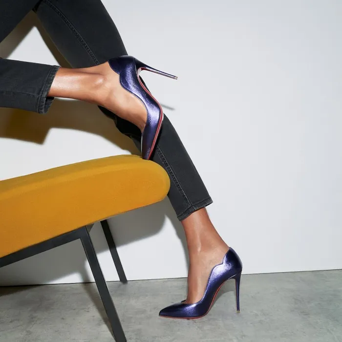Christian Louboutin Pumps Women Hot Chick 100 Mm Pumps 8211 Nappa Leather 8211 Jacaranda Christian Louboutin Pumps Women Hot Chick 100 Mm Pumps 8211 Nappa Leather 8211 Jacaranda