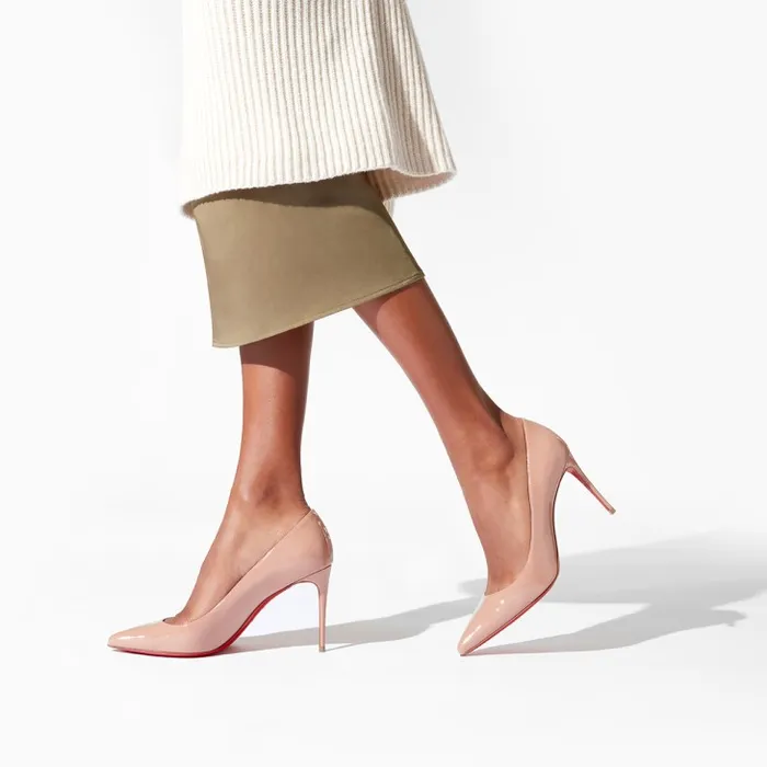Christian Louboutin Pumps Women Kate 85 Mm Pumps 8211 Patent Calf Leather 8211 Blush Christian Louboutin Pumps Women Kate 85 Mm Pumps 8211 Patent Calf Leather 8211 Blush