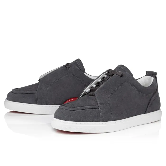 Christian Louboutin Sneakers Men Jimmy Sneakers 8211 Souple Veau Velours 8211 Smoky Christian Louboutin Sneakers Men Jimmy Sneakers 8211 Souple Veau Velours 8211 Smoky