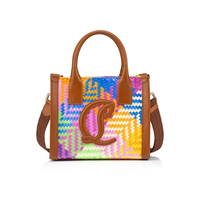 Christian Louboutin Totes Women By My Side Mini Tote Bag 8211 Braiding And Calf Leather 8211 Multicolor