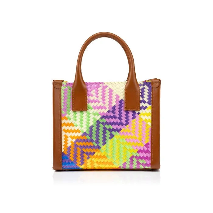Christian Louboutin Totes Women By My Side Mini Tote Bag 8211 Braiding And Calf Leather 8211 Multicolor