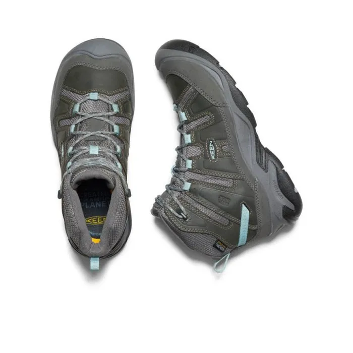Circadia Waterproof Boot Wide Steel GreyCloud Blue Women KEEN Hike Circadia Waterproof Boot Wide Steel GreyCloud Blue Women KEEN Hike