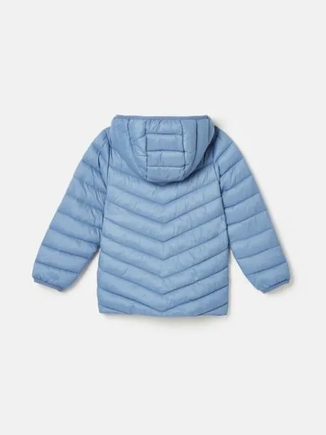 Coats and Jackets Girls Joules Blue Showerproof Padded Coat