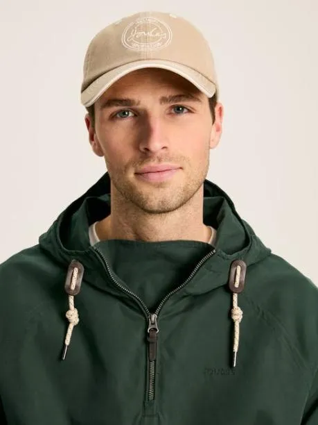 Coats and Jackets Men Joules Green Pullover Dry Wax Jacket With Hood