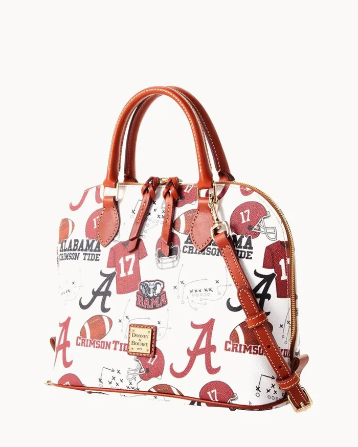 Collegiate University Of Alabama Zip Zip Satchel U Of Alabama Women Dooney and Bourke Satchels Collegiate University Of Alabama Zip Zip Satchel U Of Alabama Women Dooney and Bourke Satchels