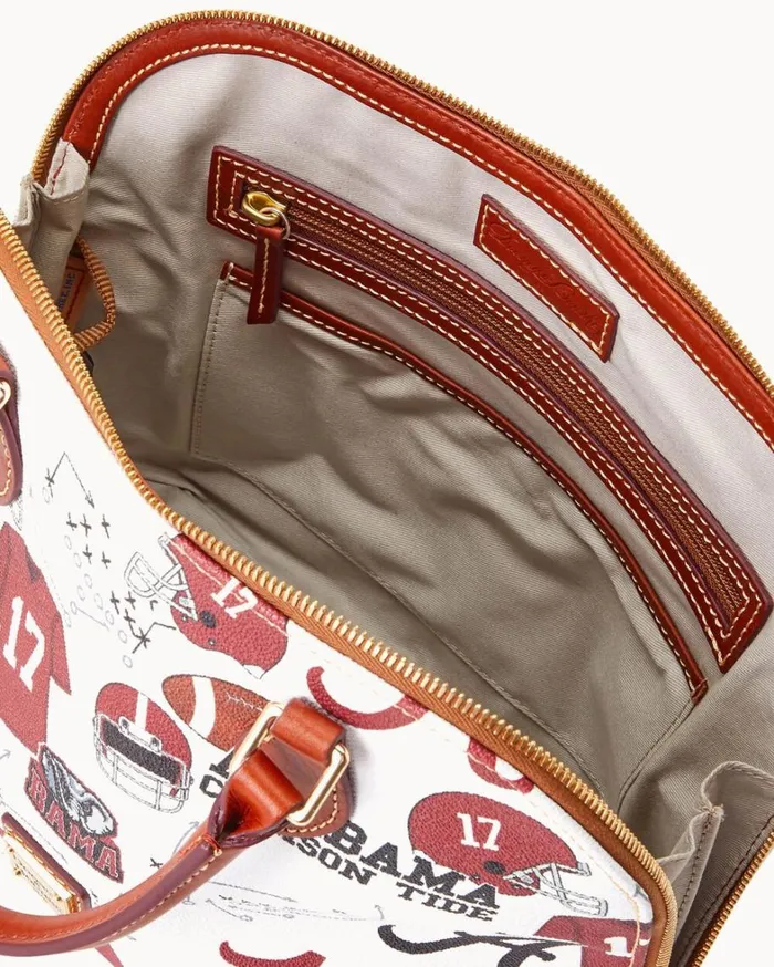 Collegiate University Of Alabama Zip Zip Satchel U Of Alabama Women Dooney and Bourke Satchels Collegiate University Of Alabama Zip Zip Satchel U Of Alabama Women Dooney and Bourke Satchels