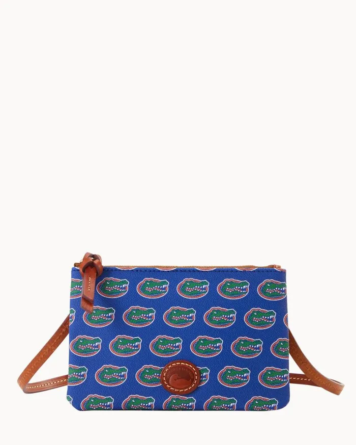Collegiate University Of Florida Top Zip Crossbody University Of Florid Women Dooney and Bourke Crossbodies Collegiate University Of Florida Top Zip Crossbody University Of Florid Women Dooney and Bourke Crossbodies