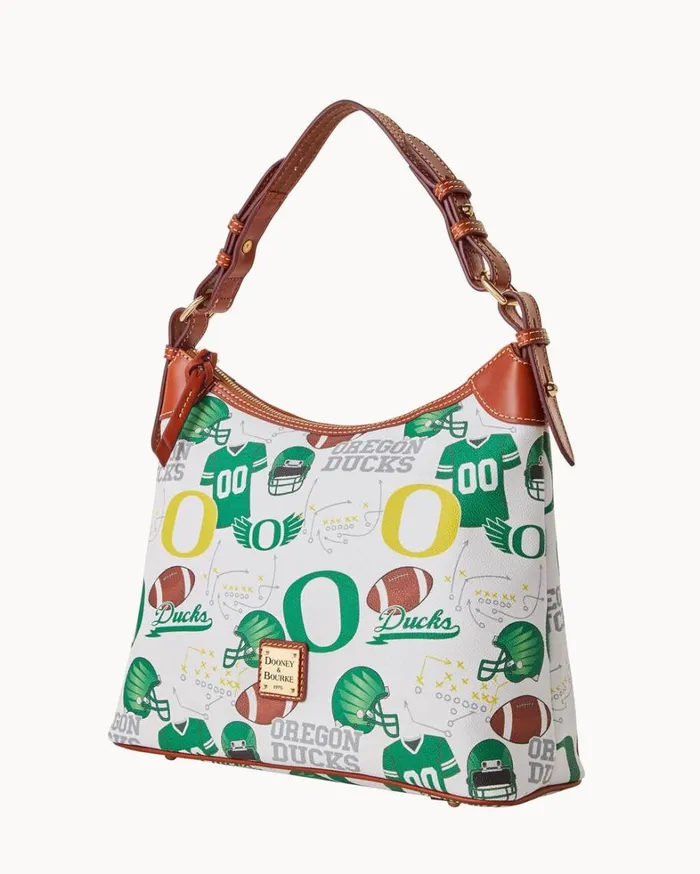 Collegiate University Of Oregon Hobo Oregon Women Dooney and Bourke Shoulder Bags Collegiate University Of Oregon Hobo Oregon Women Dooney and Bourke Shoulder Bags