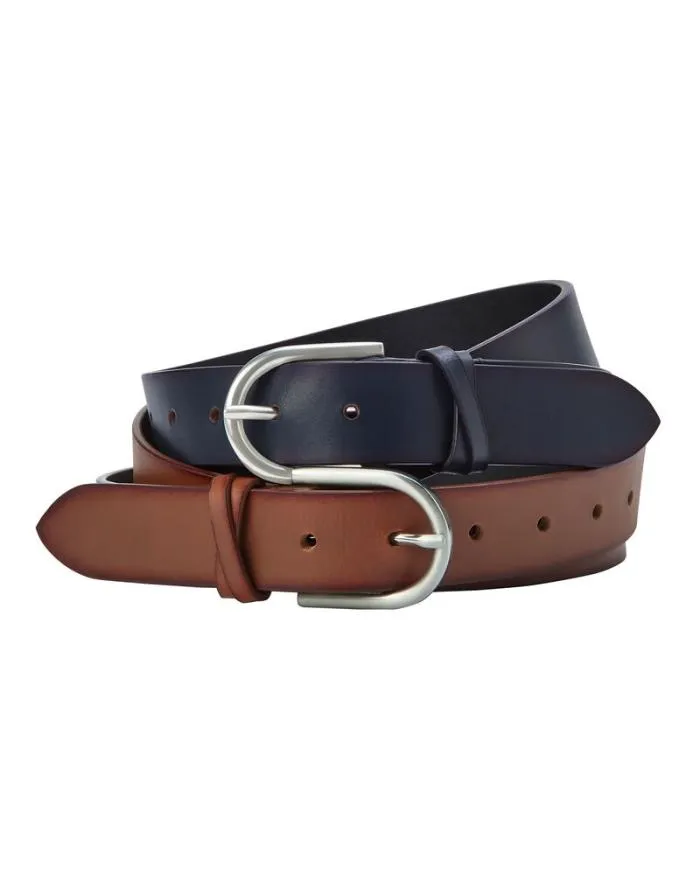 Cotton Traders Belts Smart Leather Jeans Belt 8211 Women