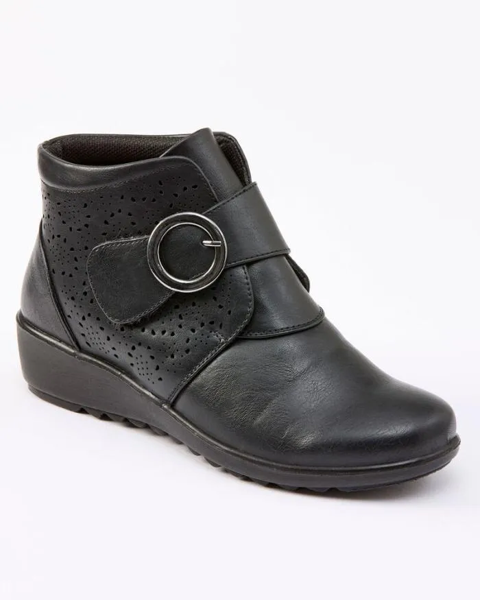 Cotton Traders Boots Flexisole Buckle Detail Boots 8211 Women