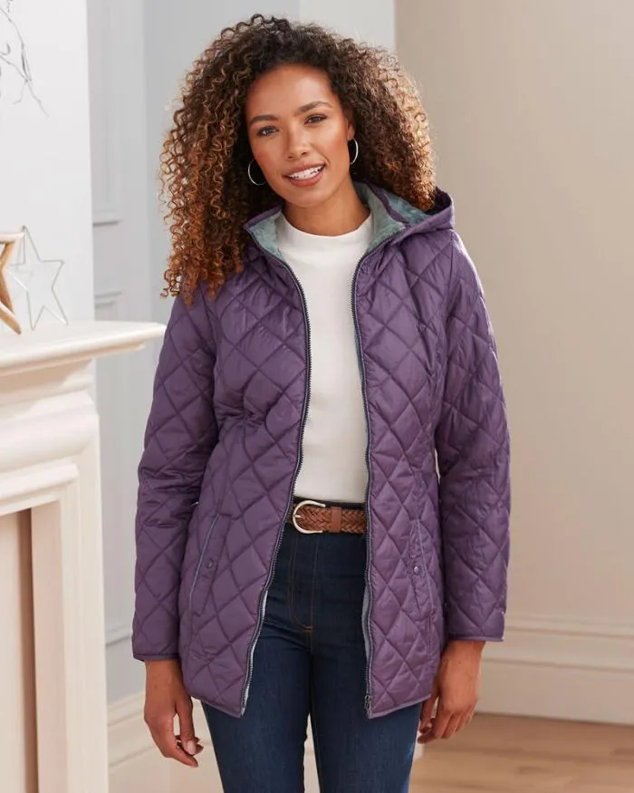 Cotton Traders Coats and Jackets Faux FurLined Hooded Quilted Jacket 8211 Women Cotton Traders Coats and Jackets Faux FurLined Hooded Quilted Jacket 8211 Women