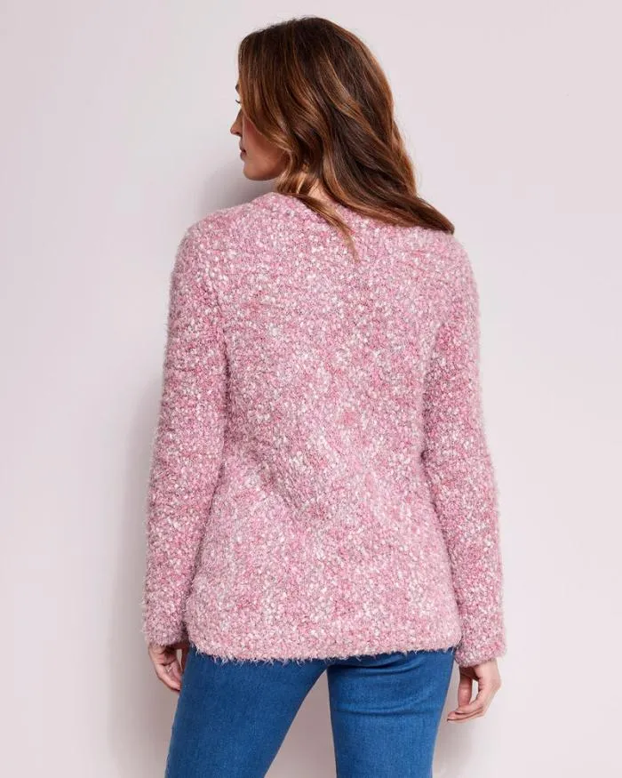 Cotton Traders Knitwear Eyelash Yarn Crew Neck Jumper 8211 Women