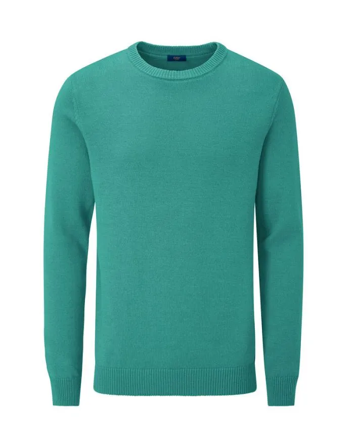 Cotton Traders Knitwear Favourite Cotton Crew Neck Jumper 8211 Men