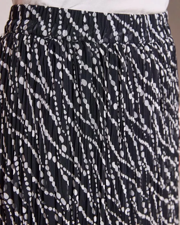 Cotton Traders Skirts Crinkle Chiffon Print Maxi Skirt 8211 Women