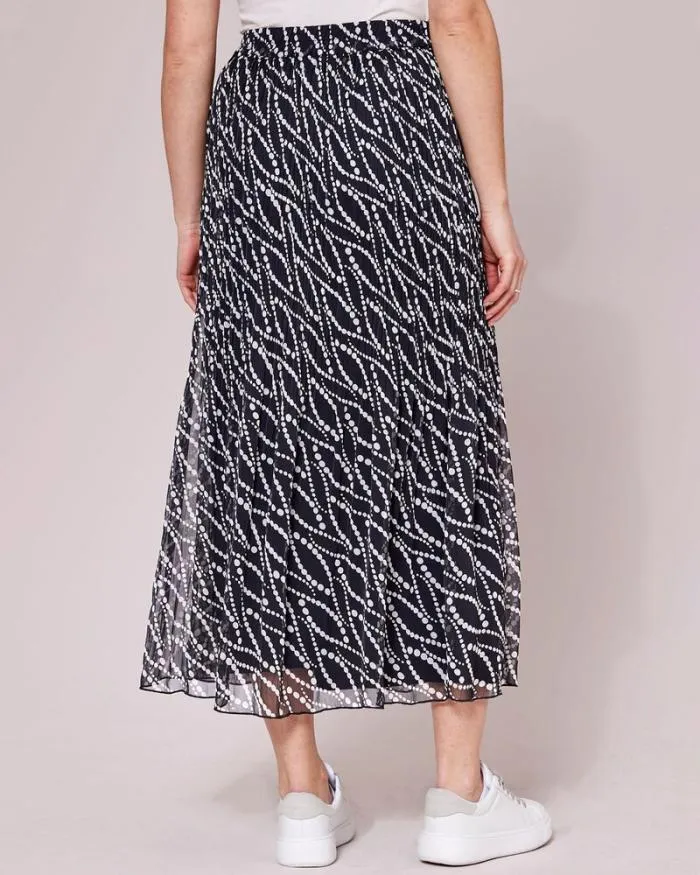 Cotton Traders Skirts Crinkle Chiffon Print Maxi Skirt 8211 Women
