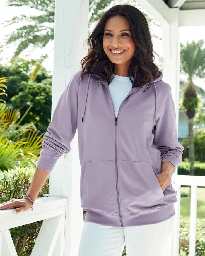 Cotton Traders Tops and TShirts Cotton Hooded ZipThrough Sweat Top 8211 WomenMenUnisex Cotton Traders Tops and TShirts Cotton Hooded ZipThrough Sweat Top 8211 WomenMenUnisex