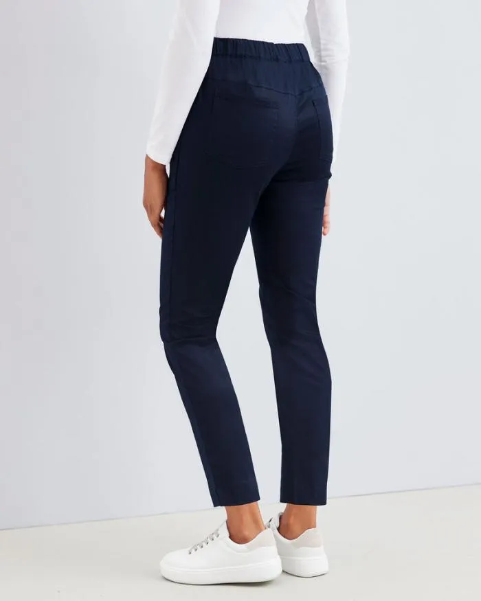 Cotton Traders Trousers Alderley AnkleLength Stretch PullOn Trousers 8211 Women
