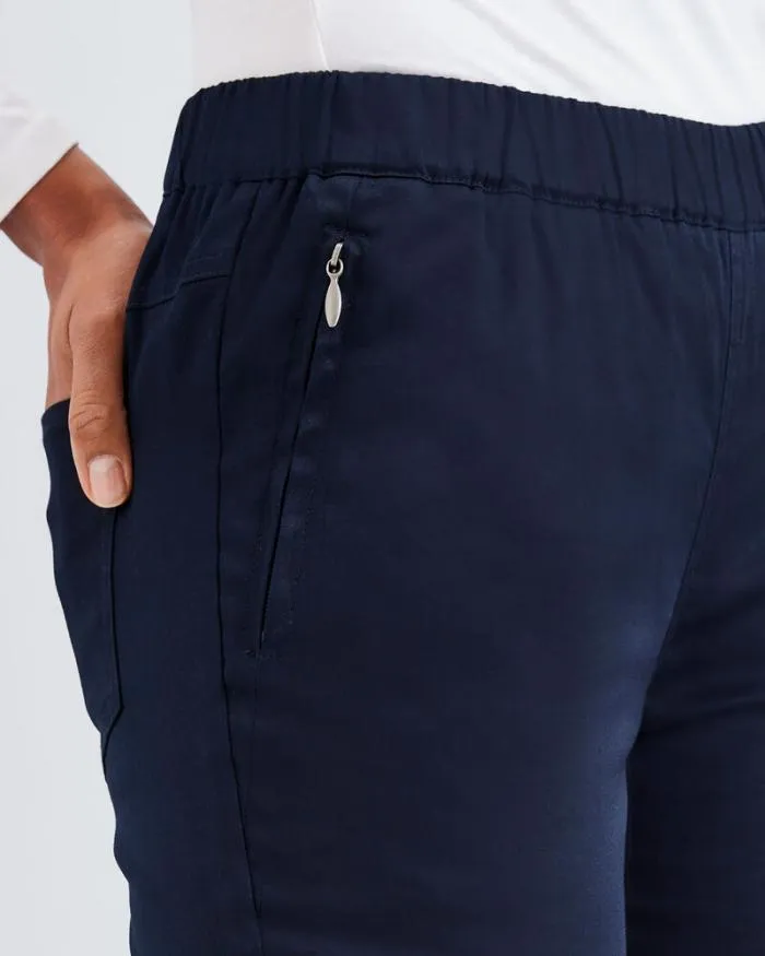 Cotton Traders Trousers Alderley AnkleLength Stretch PullOn Trousers 8211 Women