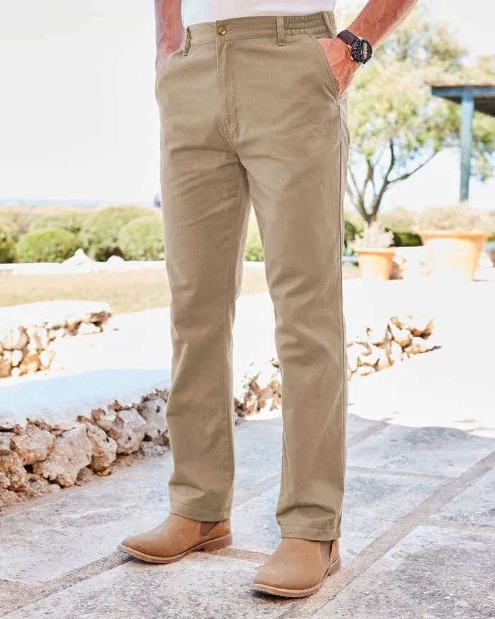 Cotton Traders Trousers Flat Front Comfort Trousers 8211 Men