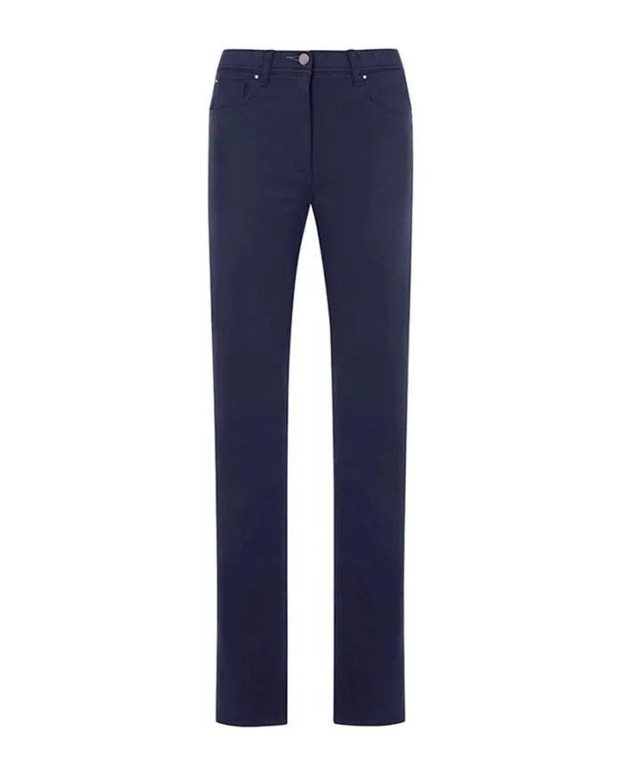 Cotton Traders Trousers JeanGenie Slim Straight Leg Stretch Trousers 8211 Women