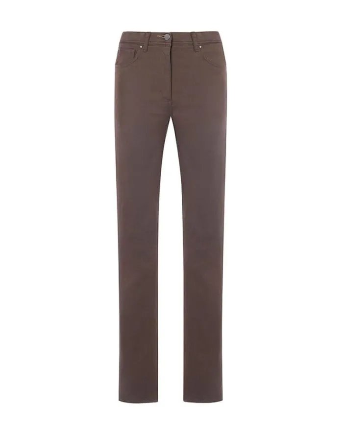 Cotton Traders Trousers JeanGenie Slim Straight Leg Stretch Trousers 8211 Women
