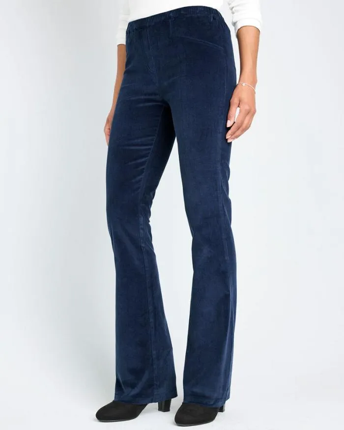 Cotton Traders Trousers PullOn Stretch Bootcut Cord Trousers 8211 Women