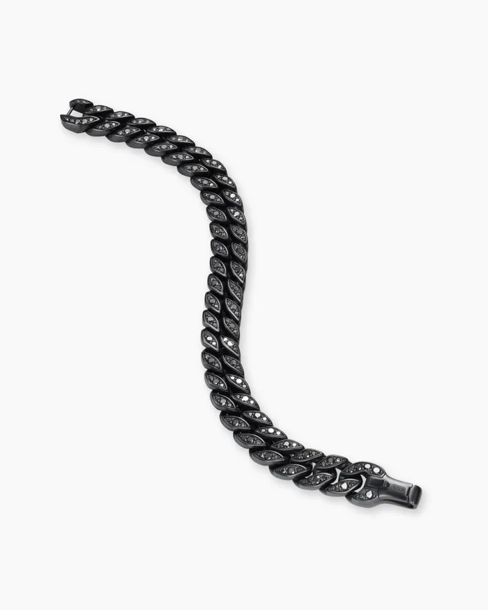 Curb Chain Bracelet In Black Titanium 115mm Men David Yurman Chain Curb Chain Bracelet In Black Titanium 115mm Men David Yurman Chain