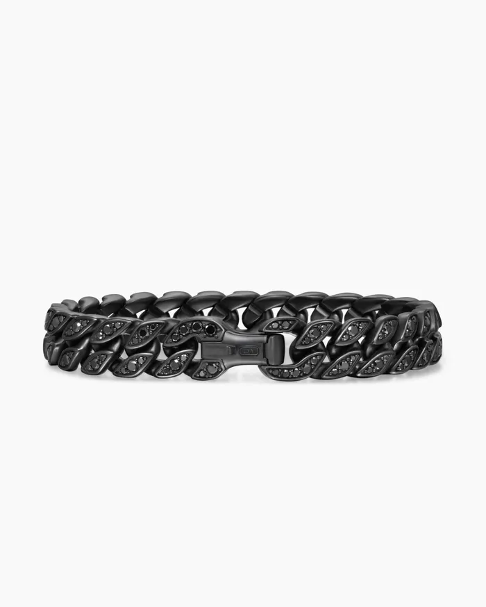 Curb Chain Bracelet In Black Titanium 115mm Men David Yurman Chain Curb Chain Bracelet In Black Titanium 115mm Men David Yurman Chain
