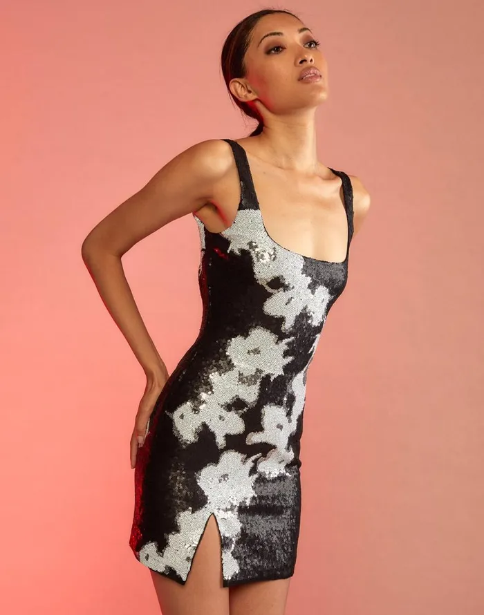 Cynthia Rowley After Hours Sequin Dress Women Dresses Cynthia Rowley After Hours Sequin Dress Women Dresses