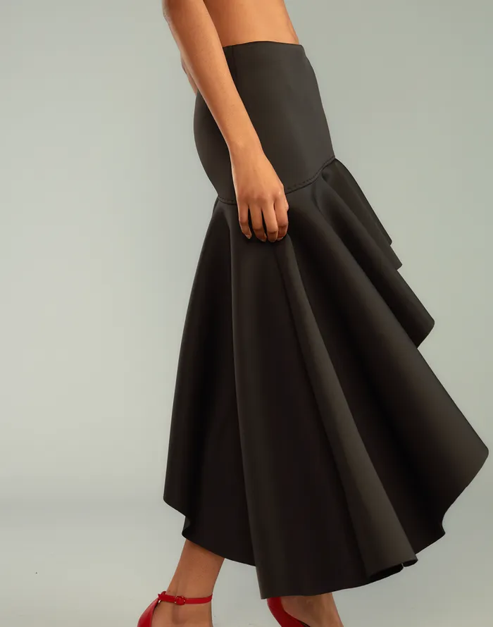 Cynthia Rowley Asymmetrical Bonded Skirt Women Bottoms Cynthia Rowley Asymmetrical Bonded Skirt Women Bottoms