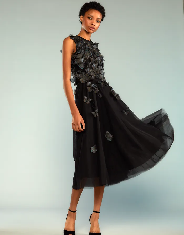 Cynthia Rowley Butterfly Applique Top Women Tops Cynthia Rowley Butterfly Applique Top Women Tops