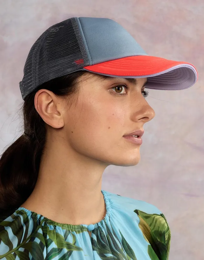 Cynthia Rowley Colorblock Trucker Hat Women Surf and Swim Cynthia Rowley Colorblock Trucker Hat Women Surf and Swim
