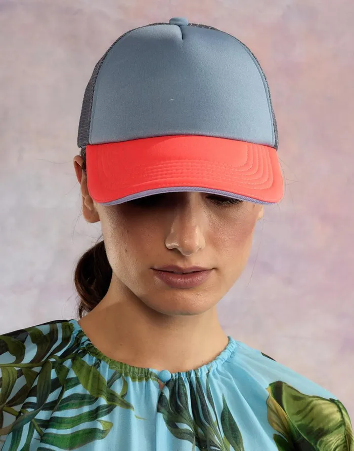 Cynthia Rowley Colorblock Trucker Hat Women Surf and Swim Cynthia Rowley Colorblock Trucker Hat Women Surf and Swim