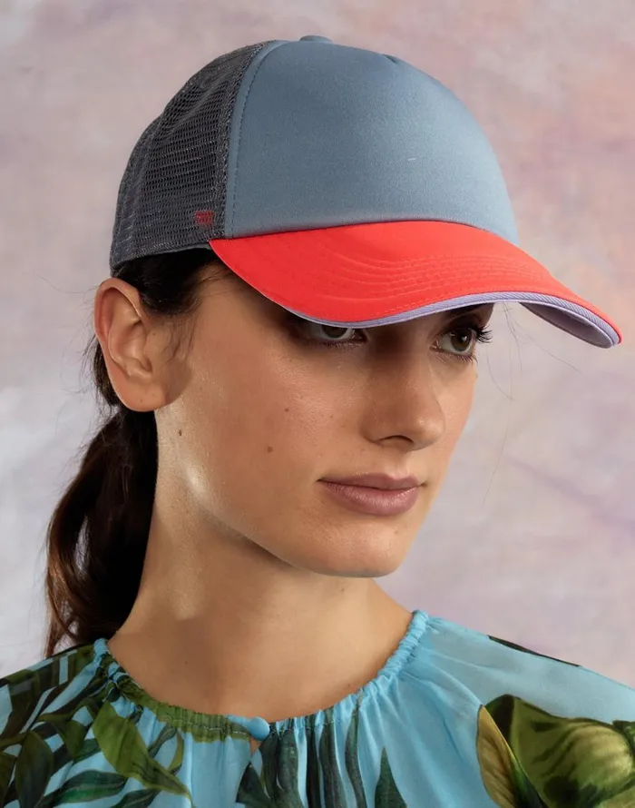 Cynthia Rowley Colorblock Trucker Hat Women Surf and Swim Cynthia Rowley Colorblock Trucker Hat Women Surf and Swim