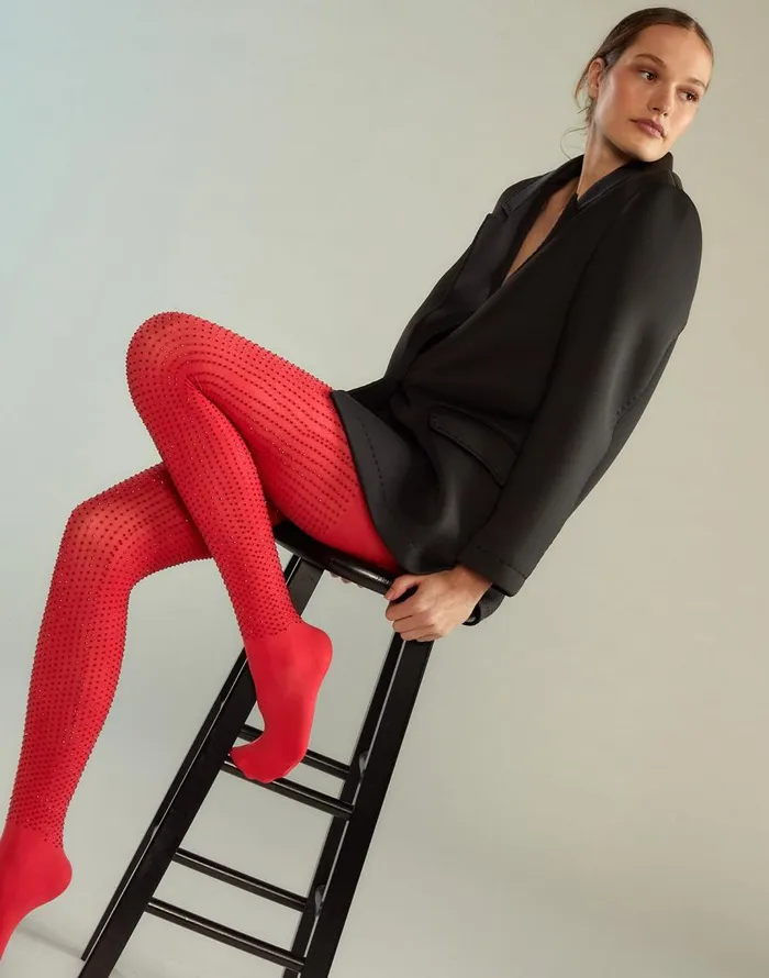 Cynthia Rowley Crystal Knit Tights Women Accessories and Gifts Cynthia Rowley Crystal Knit Tights Women Accessories and Gifts