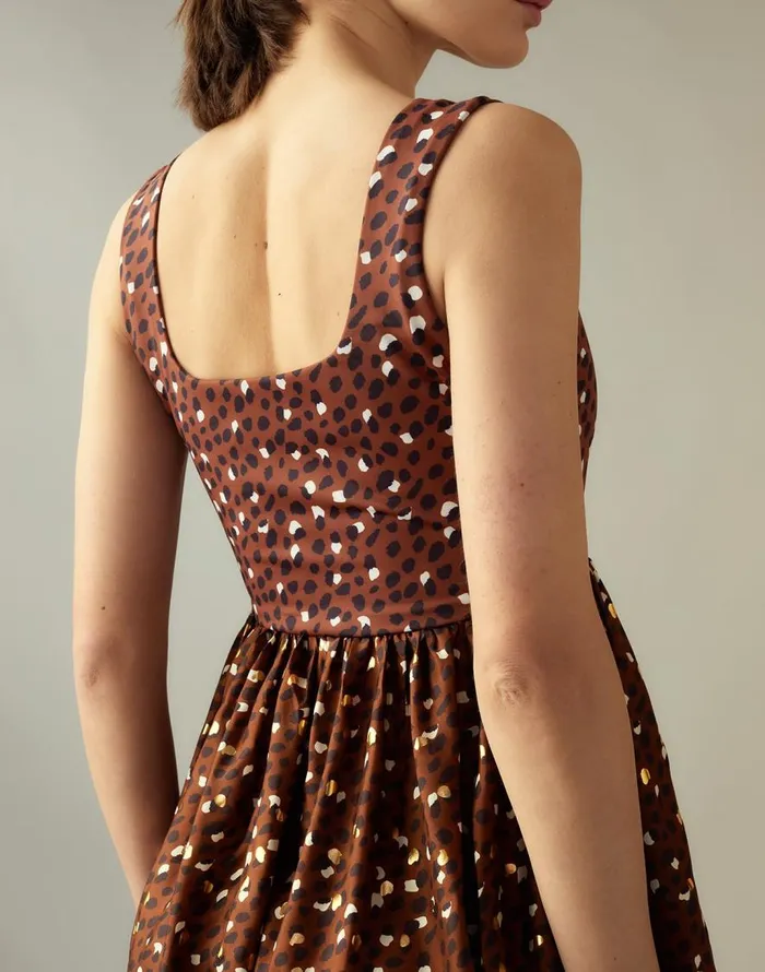Cynthia Rowley Gold Foil Isla Dress Women Dresses Cynthia Rowley Gold Foil Isla Dress Women Dresses