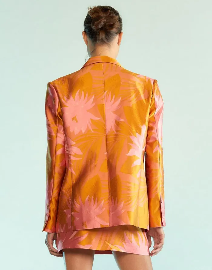 Cynthia Rowley Harper Jacquard Blazer Women Jackets and Coats Cynthia Rowley Harper Jacquard Blazer Women Jackets and Coats
