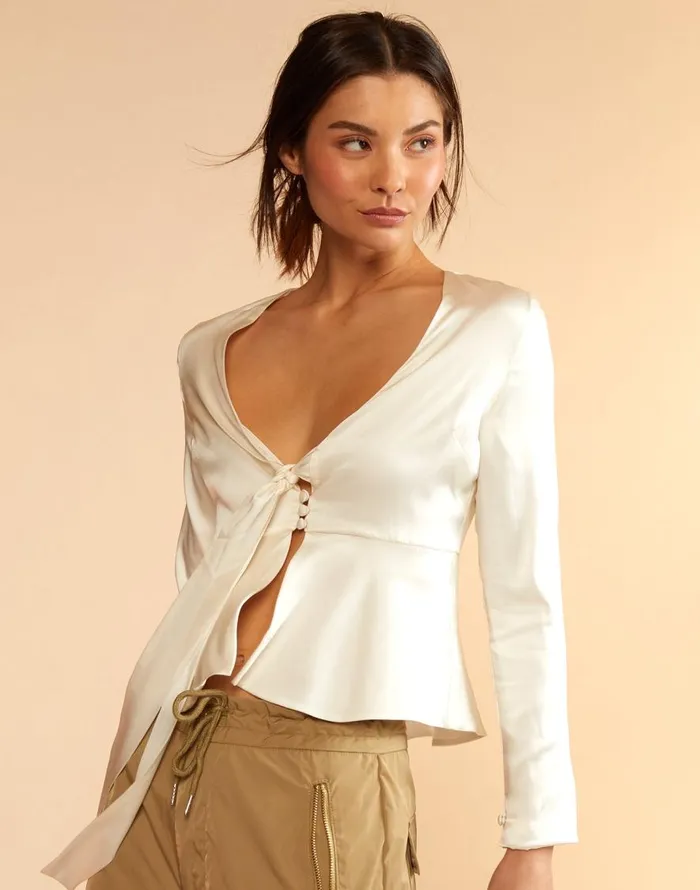Cynthia Rowley Jula Silk Blouse Women Tops Cynthia Rowley Jula Silk Blouse Women Tops