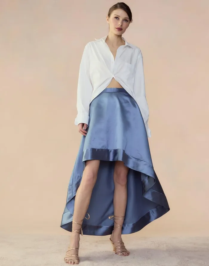 Cynthia Rowley Livia Satin Skirt Women Bottoms Cynthia Rowley Livia Satin Skirt Women Bottoms