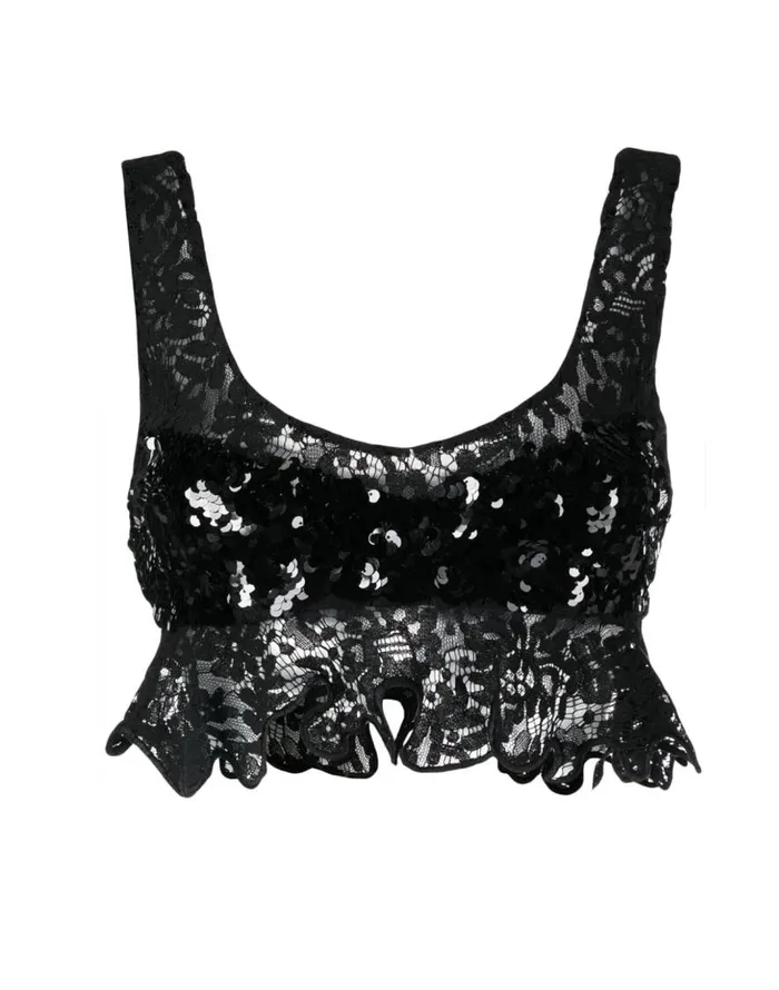 Cynthia Rowley The Cosmo Sequin Top Women Tops Cynthia Rowley The Cosmo Sequin Top Women Tops