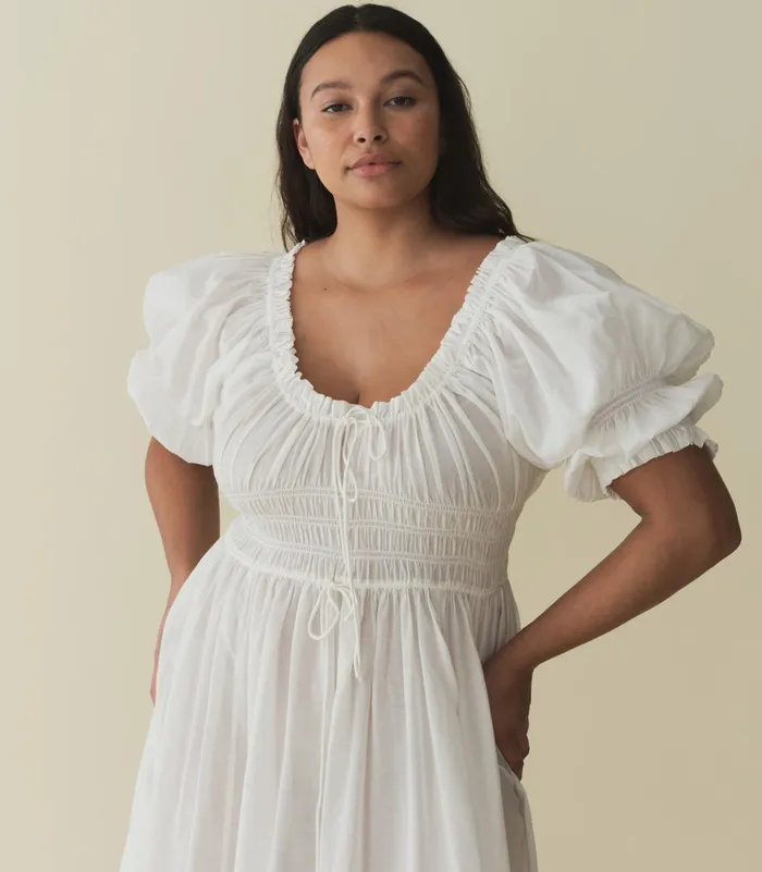 DEN Dresses Women Ischia Dress Salt DEN Dresses Women Ischia Dress Salt