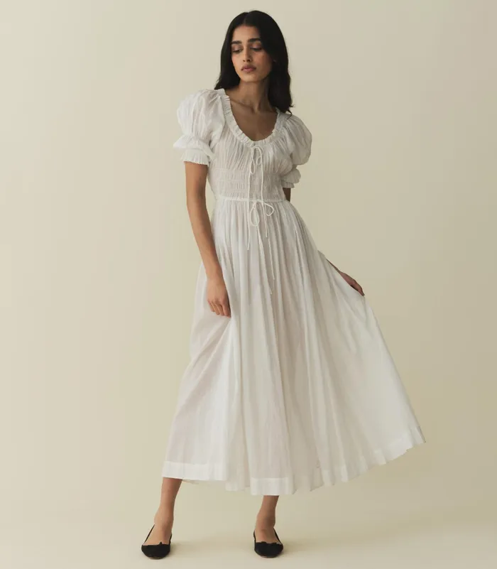 DEN Dresses Women Ischia Dress Salt DEN Dresses Women Ischia Dress Salt