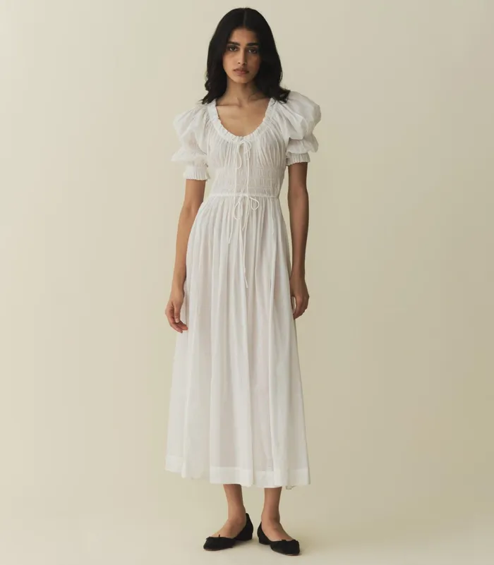DEN Dresses Women Ischia Dress Salt DEN Dresses Women Ischia Dress Salt