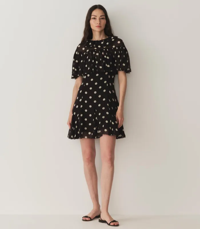 DEN Dresses Women Kaylin Dress Noir Solstice Sky Dot DEN Dresses Women Kaylin Dress Noir Solstice Sky Dot