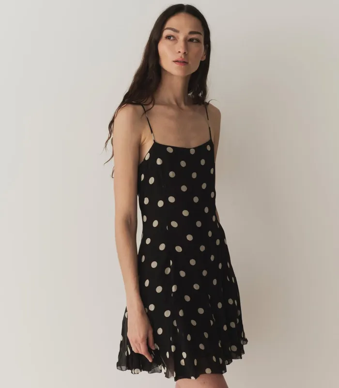 DEN Dresses Women Kaylin Dress Noir Solstice Sky Dot DEN Dresses Women Kaylin Dress Noir Solstice Sky Dot